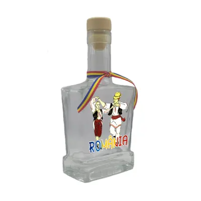 Tarani port popular romania, sticla cu mesaj plata, 250 ml, model divgs179 12